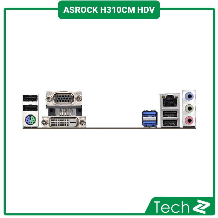 Mainboard ASROCK H310CM HDV (Intel H310, Socket 1151, m-ATX, 2 khe RAM DDR4)