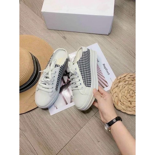 GIÀY SỤC PHA ĐEN TRẮNG SIÊU XINH
