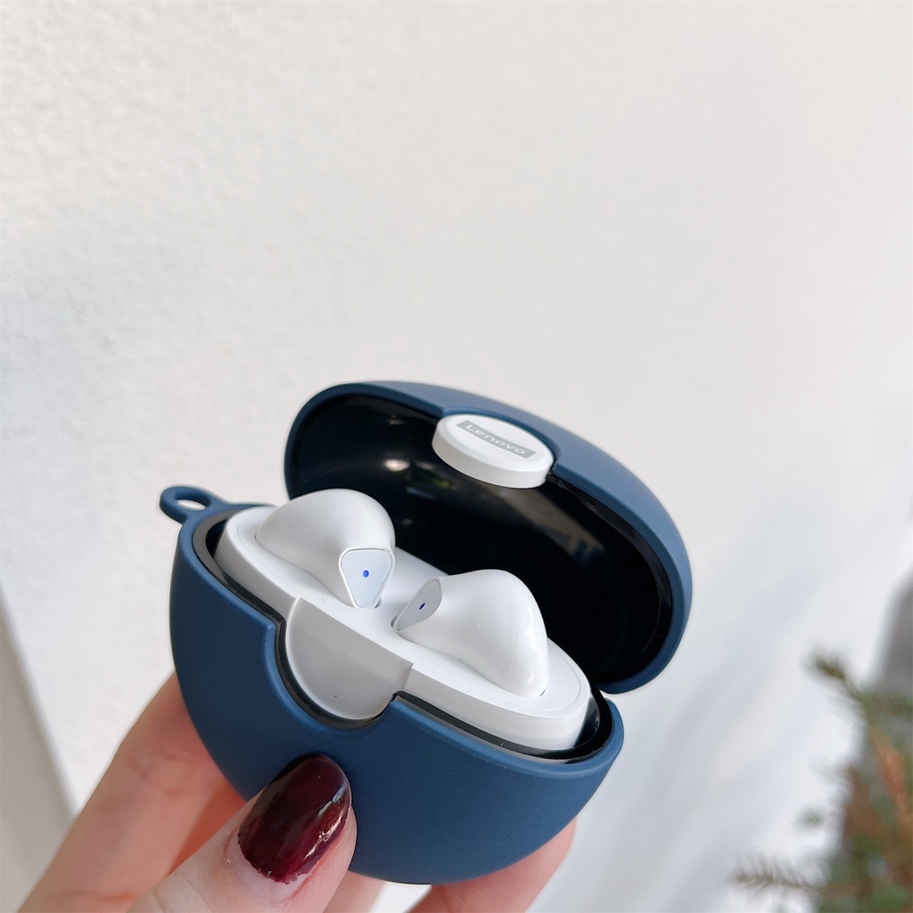 Vỏ Bảo Vệ Hộp Sạc Tai Nghe Lenovo Thinkpadplus LP80 Tws Bằng PC Cứng Chống Sốc Màu Trơn Nhám Ốp