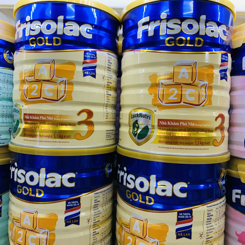 Sữa bột Friso Gold 3 1,5KG xuất xứ Hà Lan