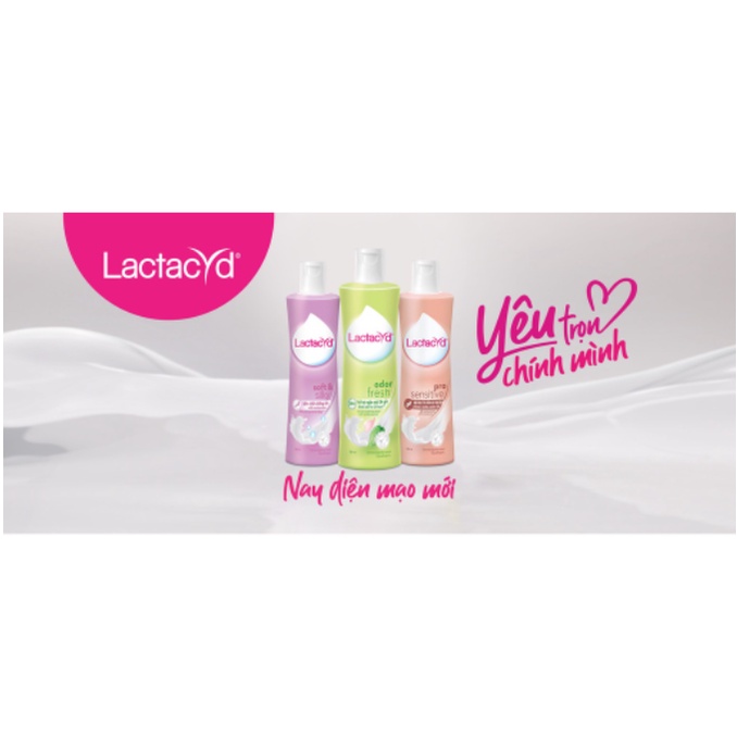 Dung dịch vệ sinh phụ nữ Lactacyd 150ml ngày dài tươi mát, nước rửa phụ khoa - Shop Viloet