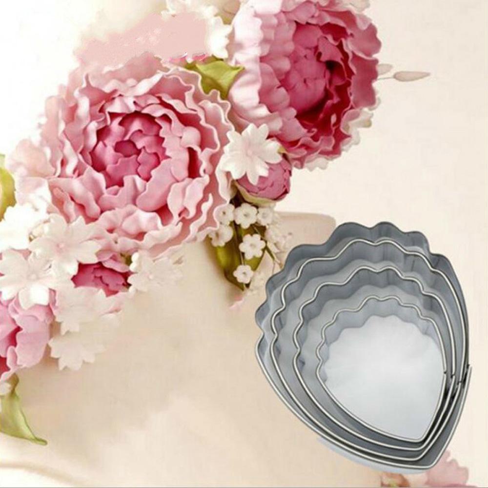 AUGUSTINA Bộ 4 Khuôn Cắt Bánh Quy, Sô Cô La, Được Làm Từ Thép Không