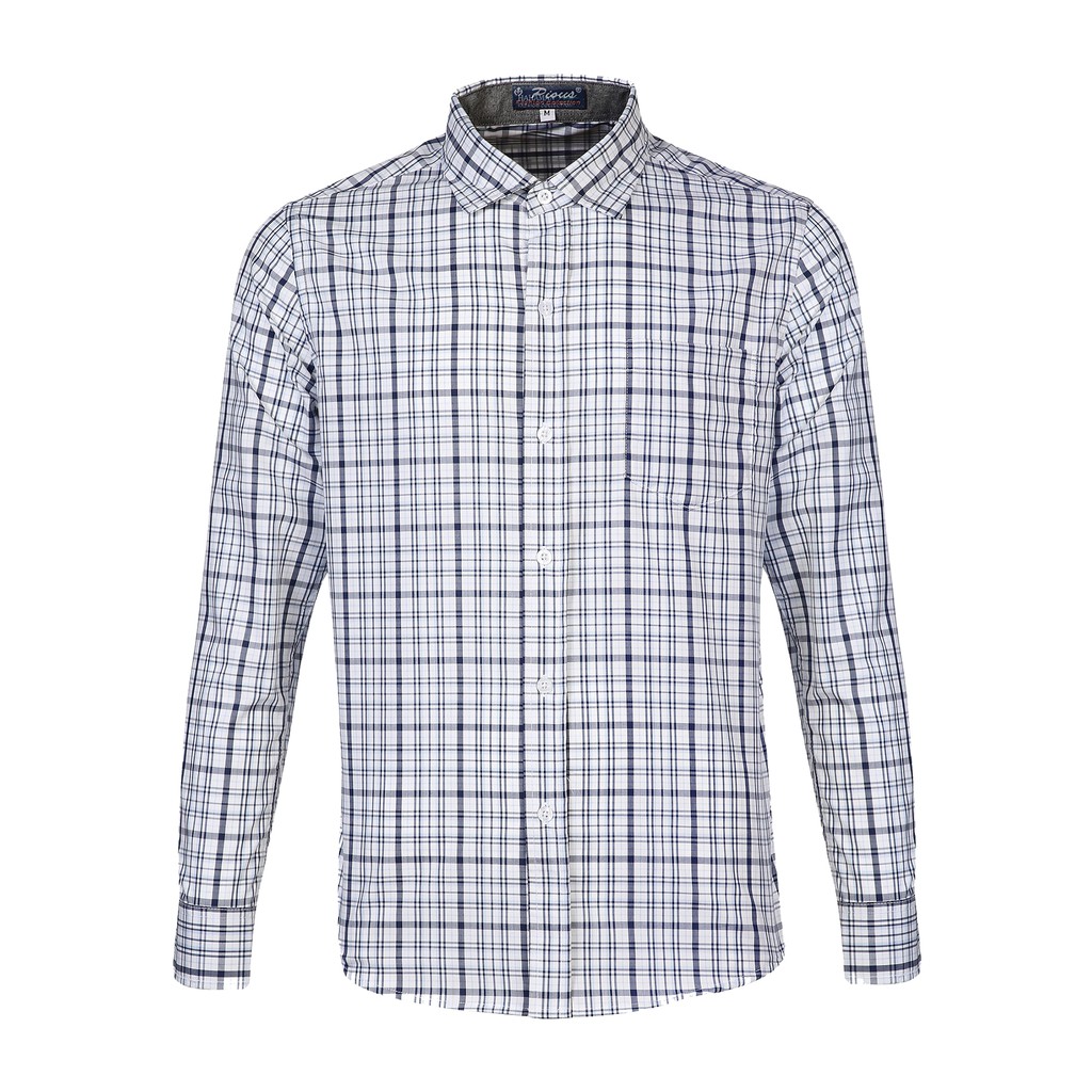 Áo sơ mi nam caro cao cấp dài tay Pious SMDT085