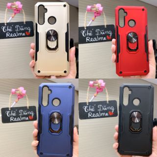 Ốp chống sốc Realme 5 5i 5s 6i cho nam có giá đỡ