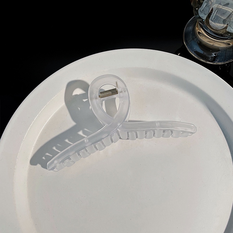 Kẹp Tóc Trong Suốt Đơn Giản Ngọt Ngào Phong Cách Hàn Quốc Mới Cho Nữ