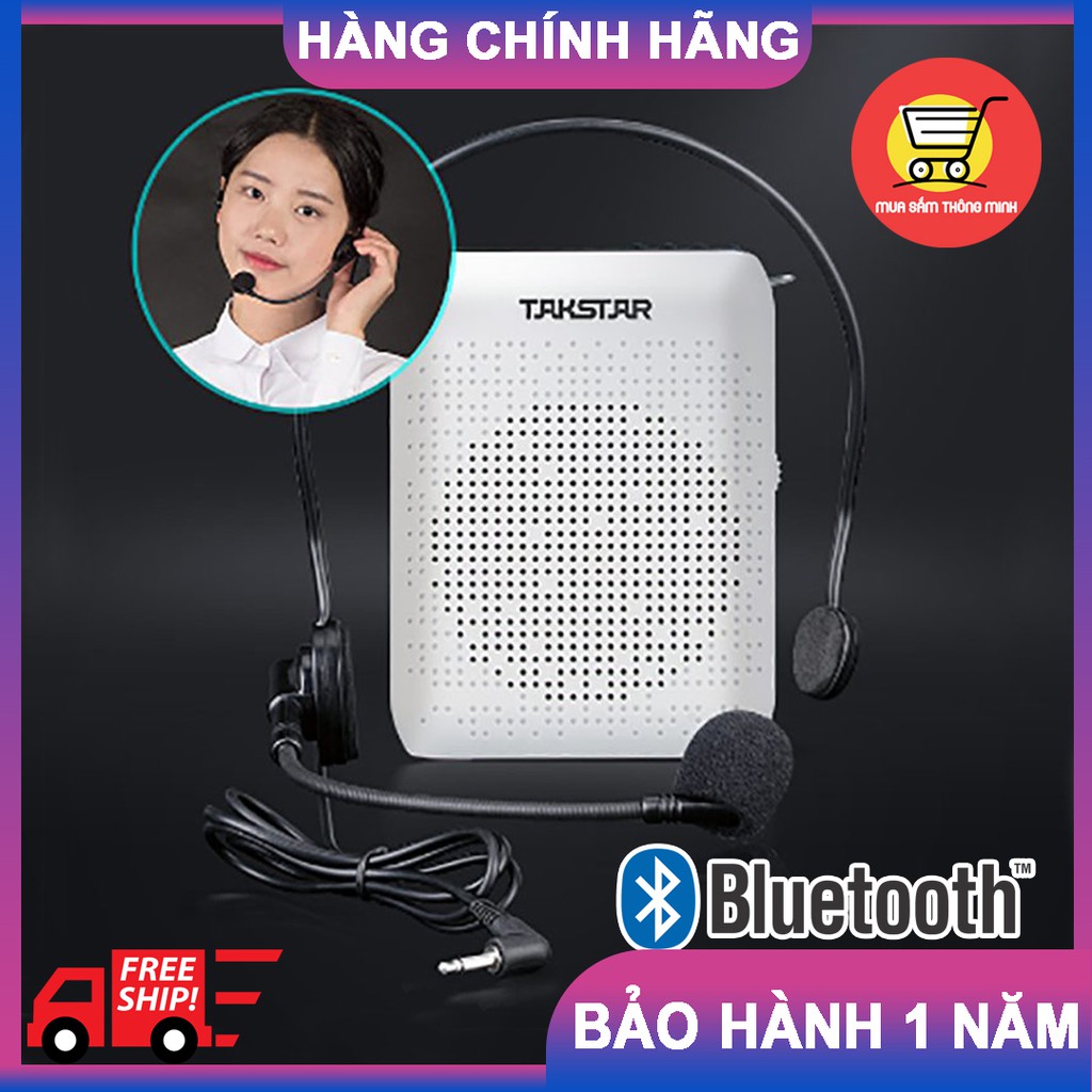 Máy trợ giảng hỗ trợ Bluetooth Tasktar E220, thích hợp cho giáo viên, thuyết trình, âm lượng to