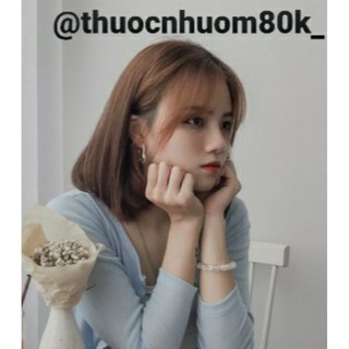 Thuốc nhuộm tóc màu NÂU CARAMEL ( Tặng kèm oxy trợ dưỡng + găng tay)