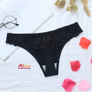 Quần lọt khe nữ ren không viền super sexy, quần chip thong nữ đúc su xì lip chất đẹp