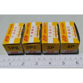1 hộp Đinh thép đóng tường dài 1P3, 2P6, 3P, 4P