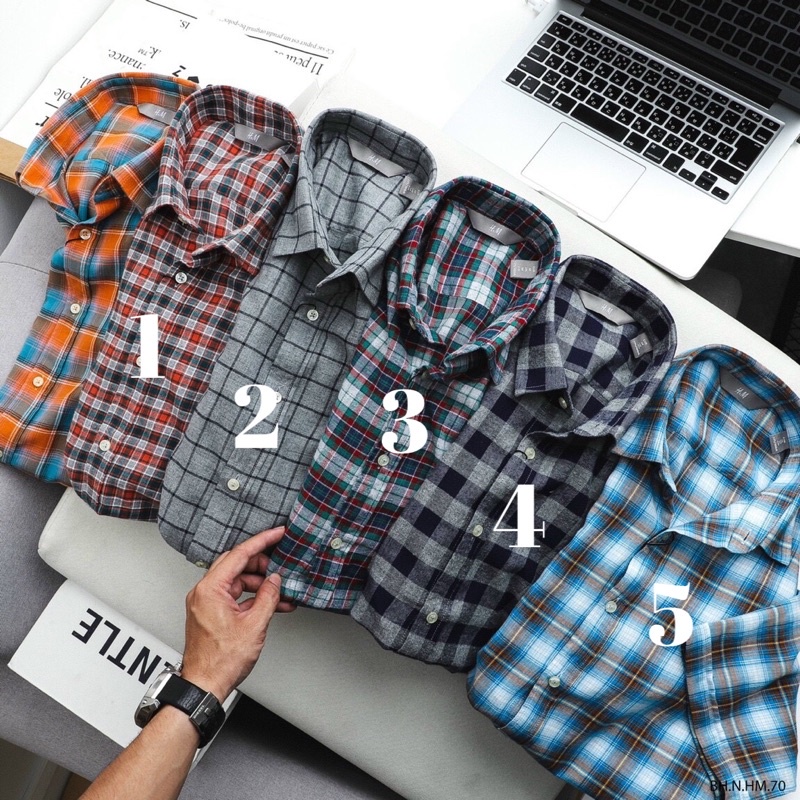Áo sơmi dạ nam ngắn tay kẻ đủ màu | BigBuy360 - bigbuy360.vn