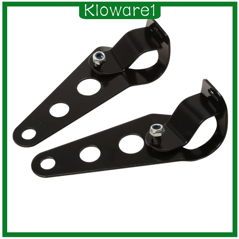 [KLOWARE1] Motorcycle Headlight Mount Bracket Fork Ear Bobber 27mm-32mm Black | BigBuy360 - bigbuy360.vn