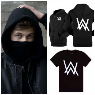 Combo áo khoác, áo thun, khăn bịt mặt Alan Walker