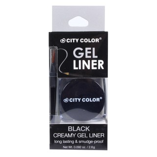Gel vẽ mí mắt CityColor Black Gel Liner City 2.6 g