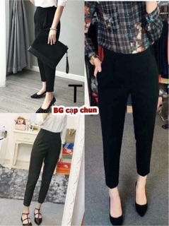 Quần Baggy cạp chun trơn TTT455