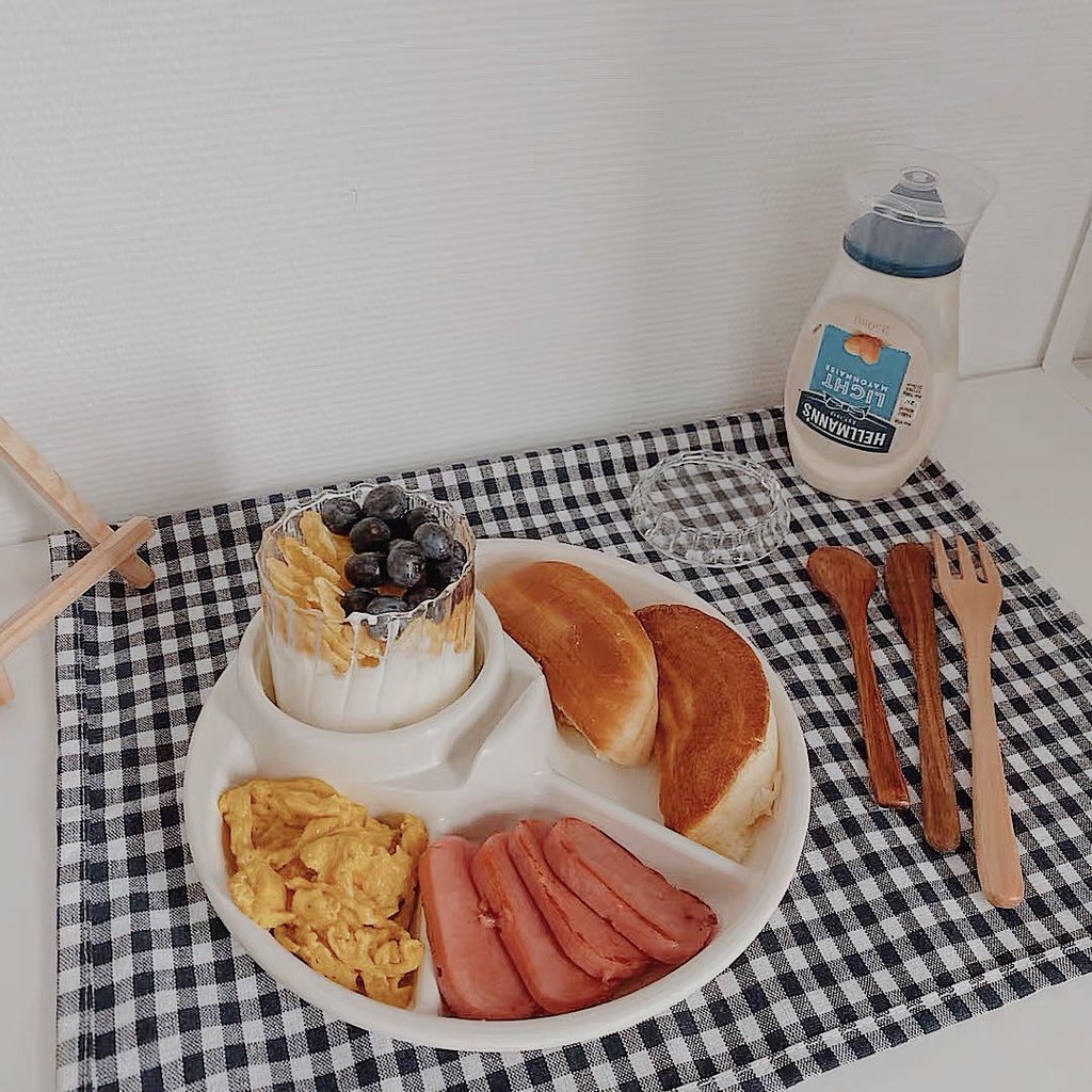 Đĩa Ăn Chia Ngăn Tiện Lợi