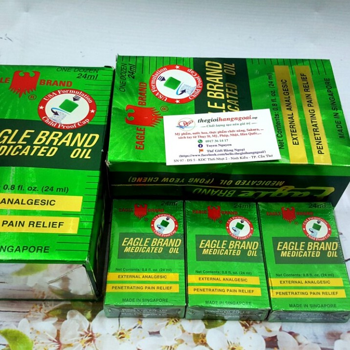 Dầu gió xanh con ó Mỹ 24ml