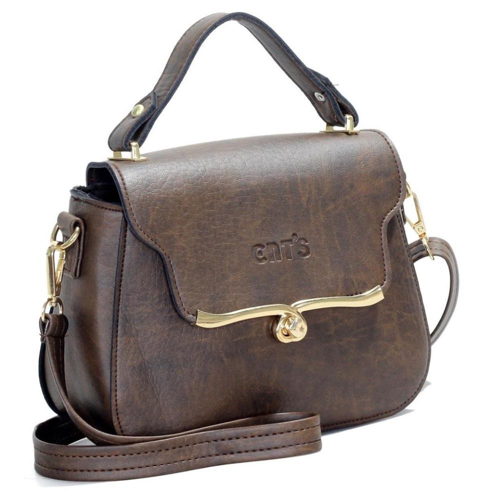 Túi Đeo Chéo Thời Trang Nữ 🔥HÀNG THẬT 100%🔥CNTS TUC49 Nâu