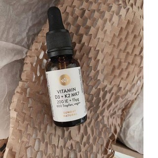 Vitamin D3 k2 Mk7 Sunday Natural 20ml