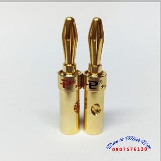 Speaker cable jack, banana plug - đầu giắc cắm loa, giắc cắm bắp chuối palic