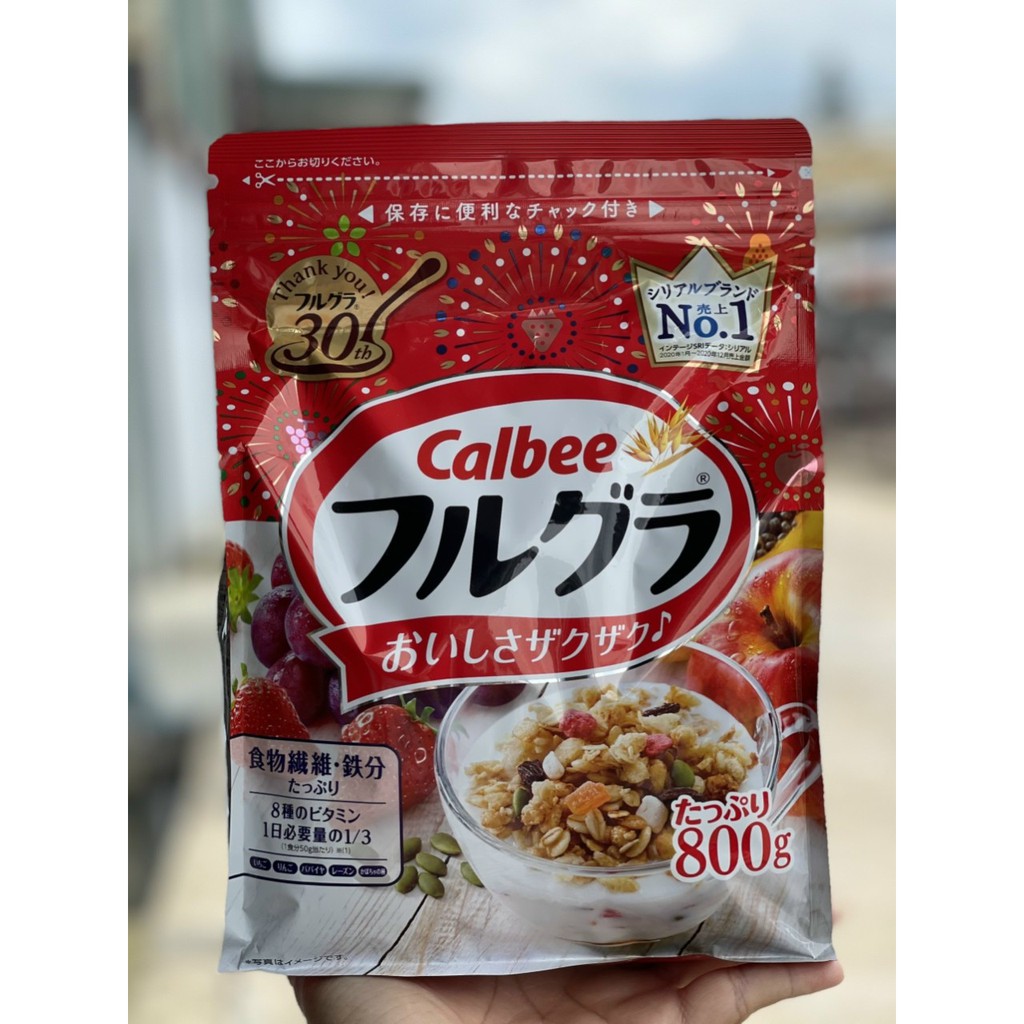 [Ngũ cốc ăn kiêng]Ngũ cốc hiệu calbee của nhật đủ màu