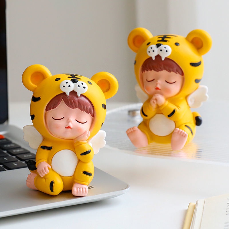 Tượng Hổ Linh Vật Trang Trí Bàn Làm Việc