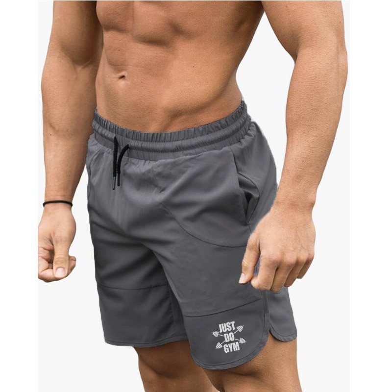 Quần đùi bằng lưới thông thoáng cỡ lớn thời trang thường ngày dành cho nam tập thể dục/ chạy bộ