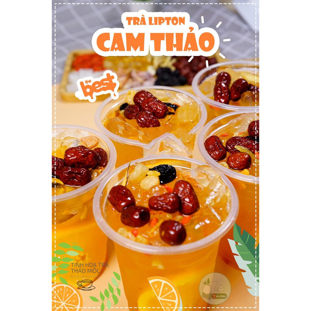 ( CÓ VIDEO + ẢNH THẬT ) TRÀ LIPTON CAM THẢO 11 VỊ - PHIÊN BẢN MỚI