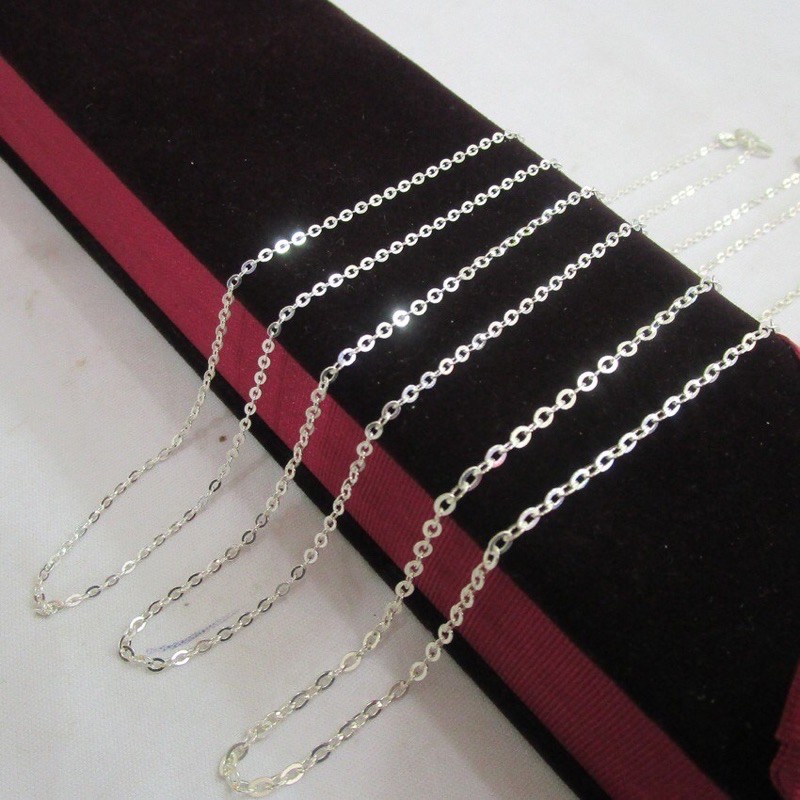 DÂY CHUYỀN CHỮ O CHUẨN BẠC TA NGUYÊN CHẤT- KÈM VIDEO THẬT