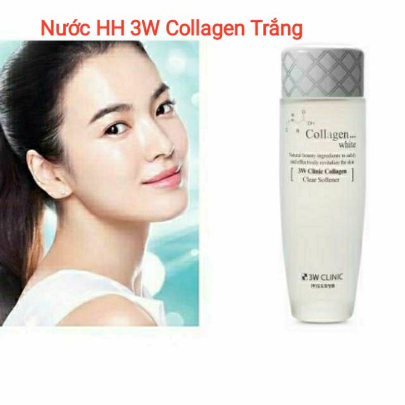 Nước hoa hồng 3W Clinic Collagen White