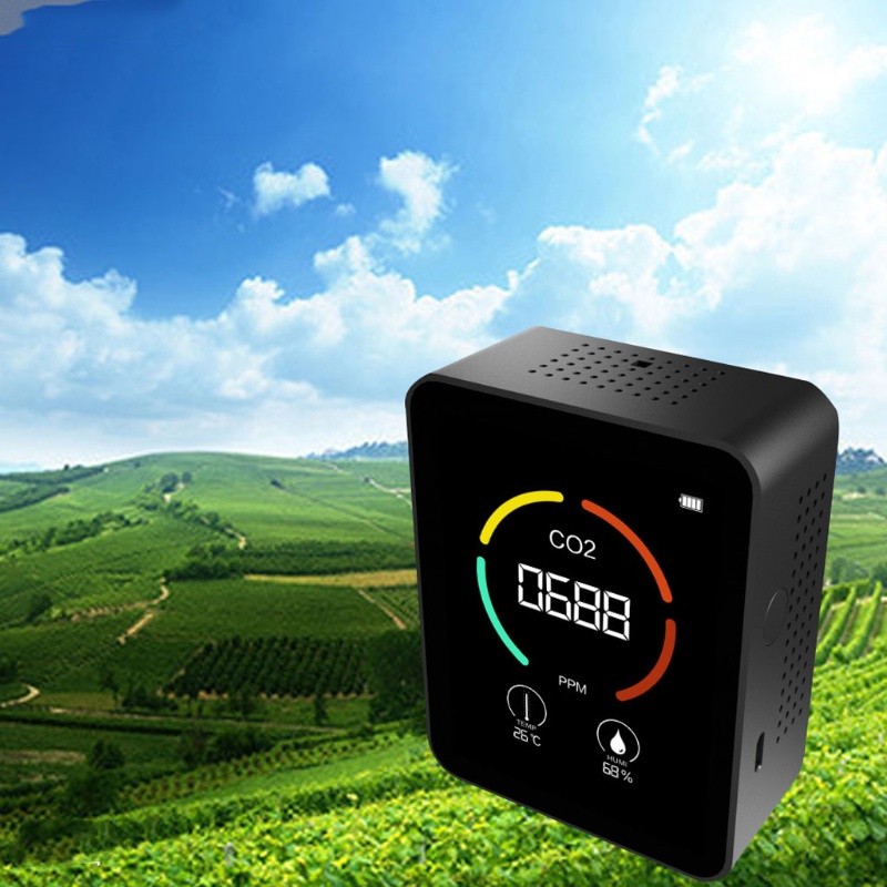 Thiết Bị Cảm Biến Nhiệt Độ Độ Ẩm CO2 400-5000PPM Chuyên Dụng