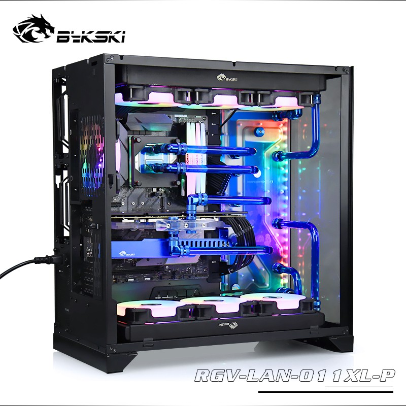 Distroplate Bykski GV-LAN-O11XL-P ARGB Lianli O11 XL Tản nhiệt nước custom - Hyno Store