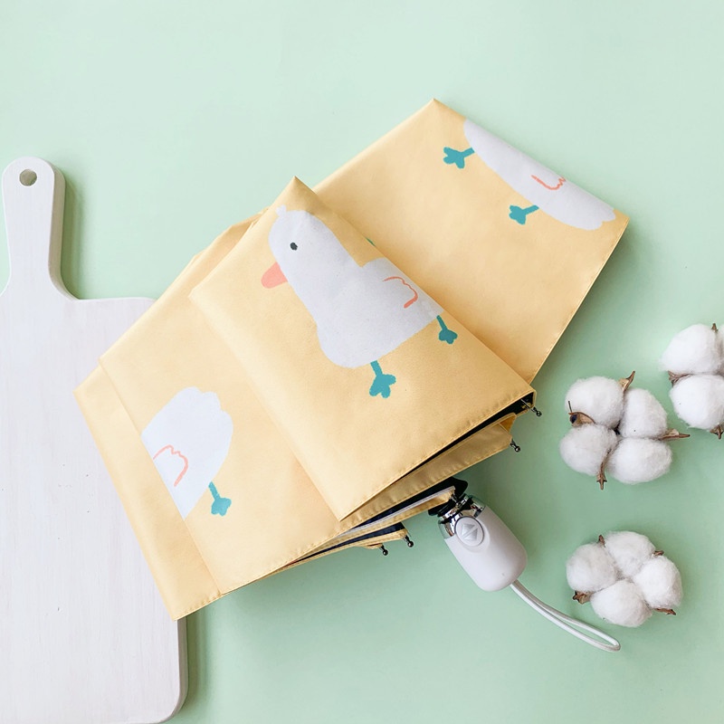 Dù Xếp Tự Động Mini Siêu Nhẹ Chống Tia UV Tiện Dụng