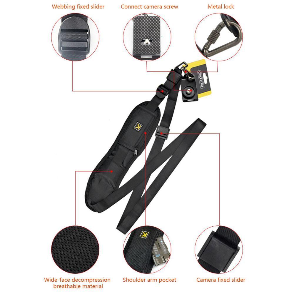 BEBETTERM Dây Đeo Cổ Mềm Mại Cho Máy Ảnh DSLR