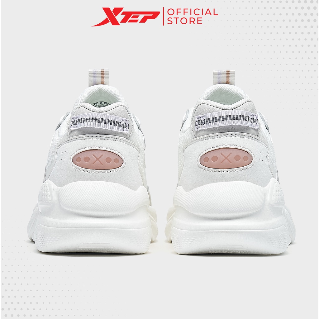 Giày Sneaker nữ thể thao Xtep đế cao, tăng chiều cao,tôn dáng phù hợp đi chơi, tập gym,chất liệu thoáng khí 878318320013