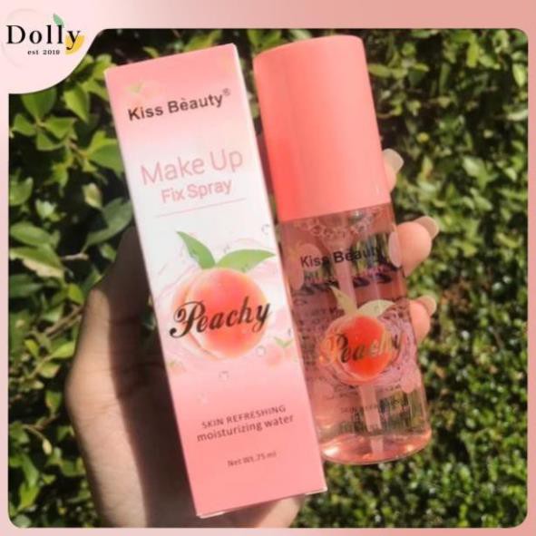 [Freeship-Hàng Chính Hãng] Xịt Giữ Lớp Nền Cố Định Lớp Trang Điểm Kiss Beauty ĐÀO 75ML MP3 | BigBuy360 - bigbuy360.vn