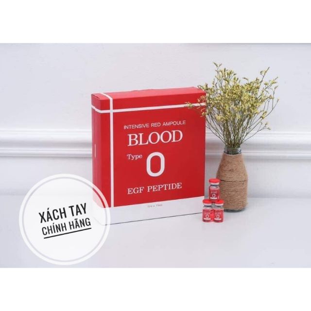 Huyết Thanh Tiểu Cầu Intensive Red Ampoule Blood Type O