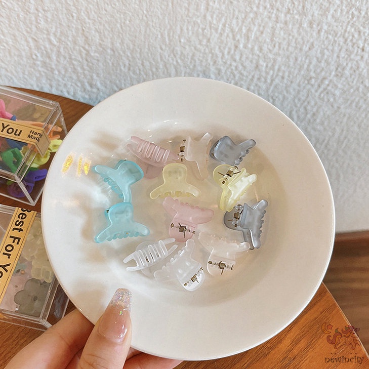 Set 12 Kẹp Tóc Càng Cua Xinh Xắn Phong Cách Hàn Quốc Cho Bé Gái