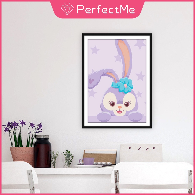 Bộ Tranh Đính Đá 5D Tự Làm 30x40cm Hình Nhân Vật Disney Lena Belle