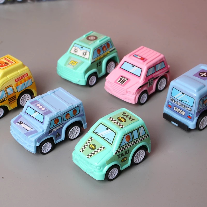 Set 6 Mô Hình Xe Xúc Đất Đồ Chơi Cho Bé