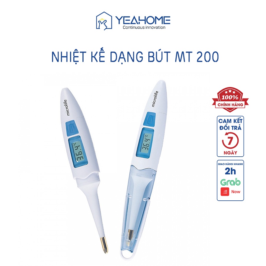 Nhiệt Kế Điện Tử Microlife MT200 Đo Nhiệt Độ Cơ Thể Trong Vòng 10 Giây Hàng Chính Hãng - YeahomeCare Saigon