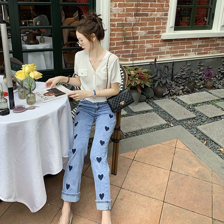 Xiaozhainv Áo cardigan tay ngắn thời trang hè Hàn Quốc trẻ trung cho nữ 3 màu tùy chọn | BigBuy360 - bigbuy360.vn