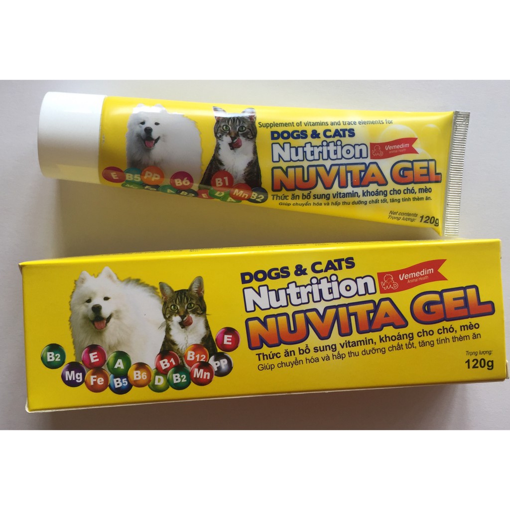 Gel Dinh Dưỡng Nuvita Cho Chó Mèo