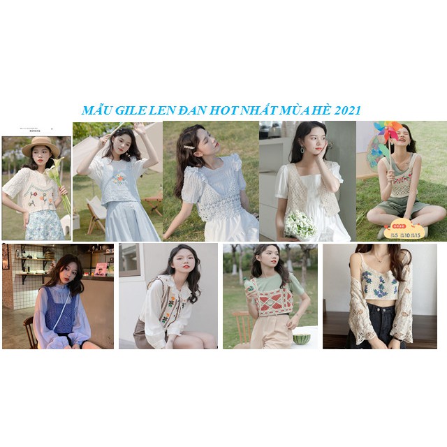 [Order] Áo yếm 2 dây dệt kim, phối bra hoặc áo váy đều xinh, hot trend hè 2021