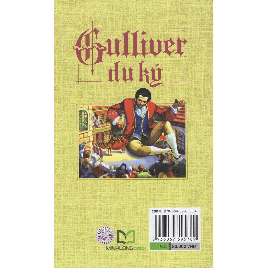 [ Sách ] Gulliver Du Ký - Jonathan Swift - Tặng Kèm Móc Khóa Hoặc Sổ Ngẫu Nhiên