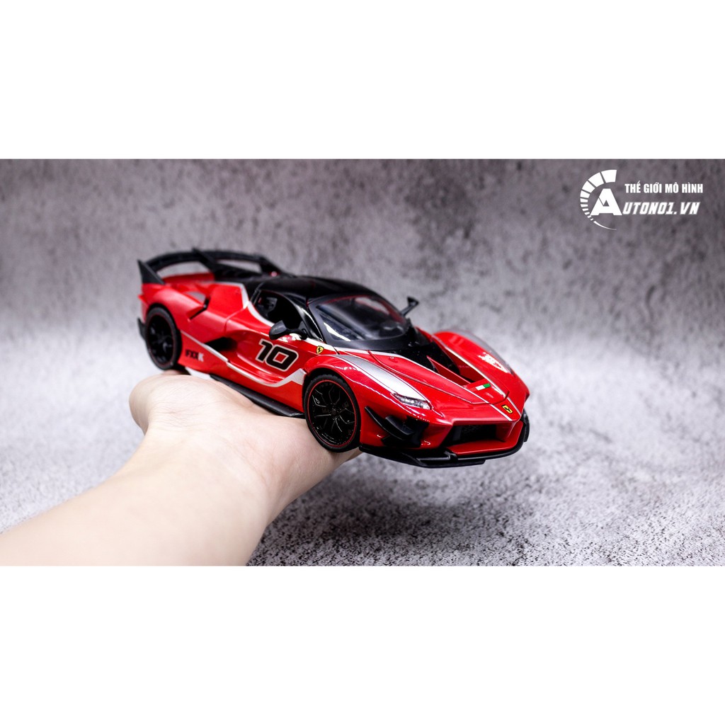 MÔ HÌNH XE FERRARI FXX K NO.10 1:24 HENGTENG MODEL 7426