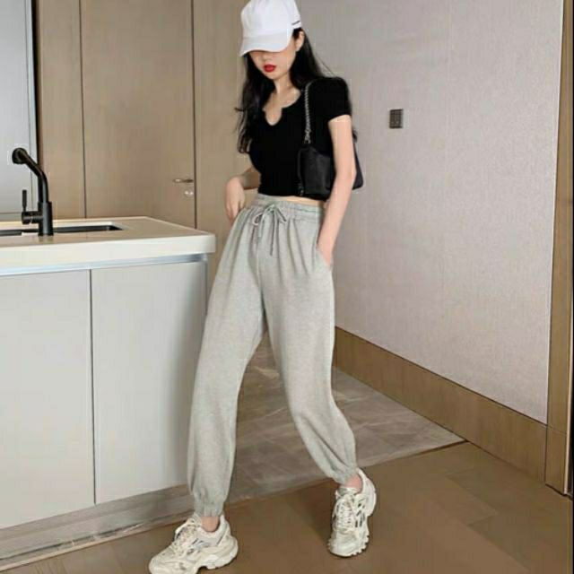 Quần thể thao ống túm cao cấp đẹp new trend