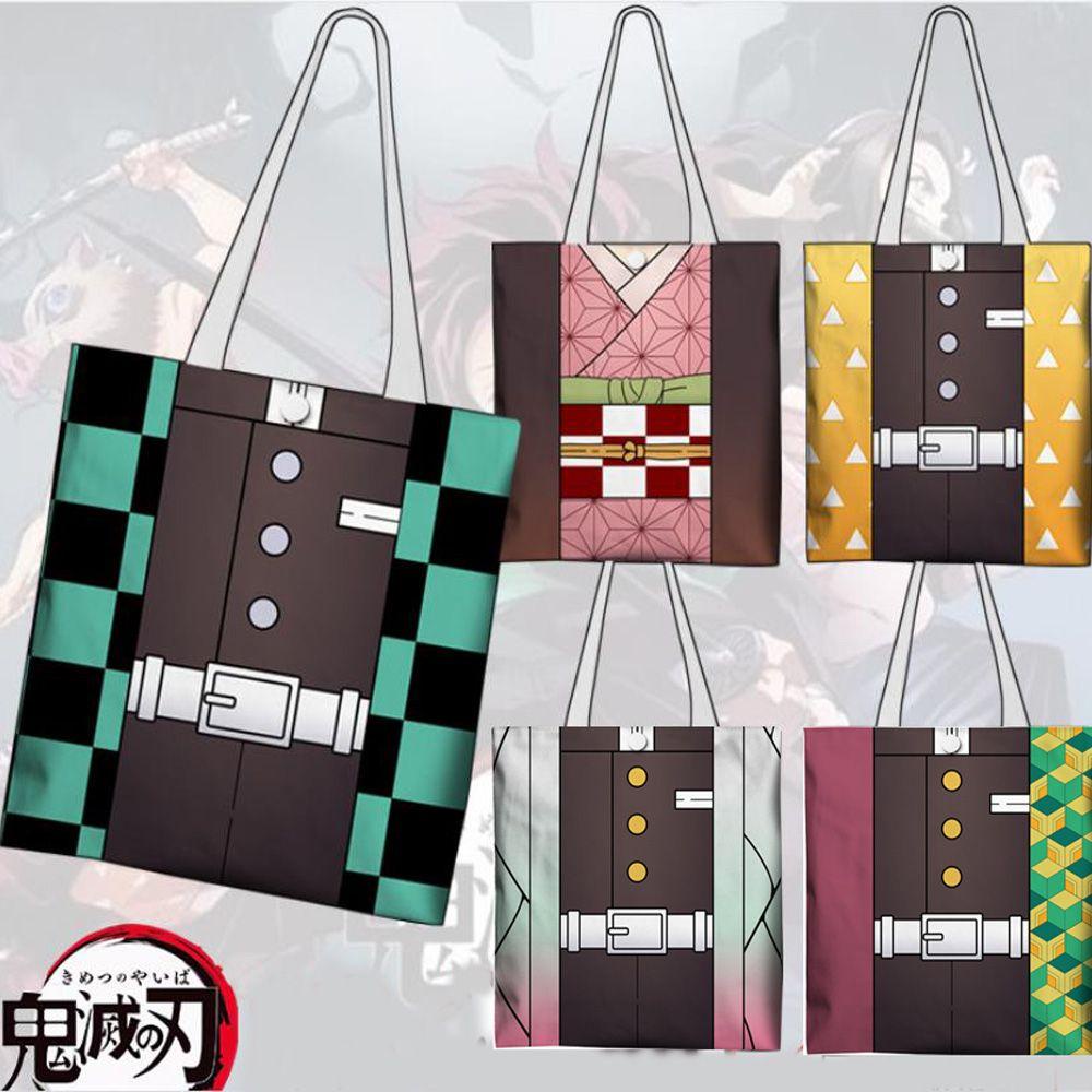 Túi Đeo Vai Đơn In Hình Anime Demon Slayer Thời Trang Cá Tính