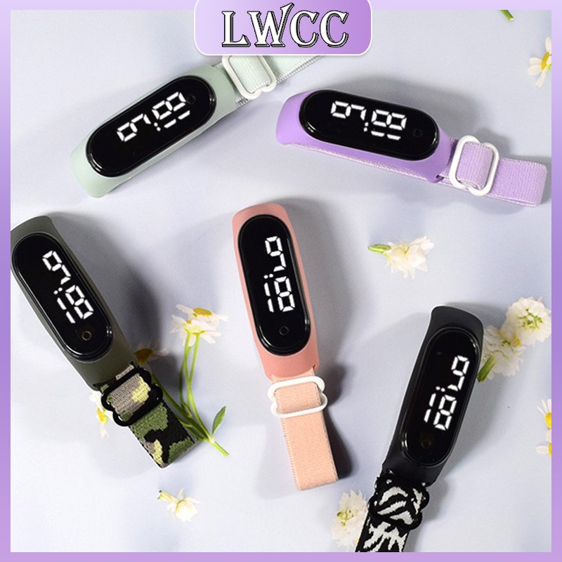LWCC 8107 Đồng hồ điện tử phong cách Hàn Quốc thời trang dành cho nam và nữ