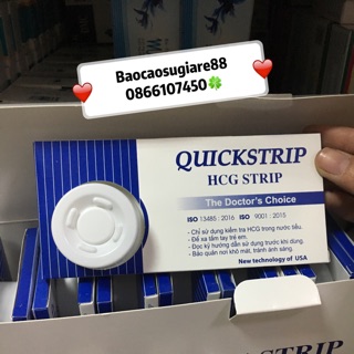 Que thử thai Quickstrip - test thử thai nhanh, chính xác