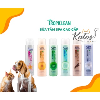 Sữa tắm thảo dược Tropiclean 473ml hàng Mỹ